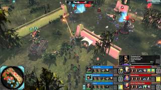 DoW2 Retribution  3v3  Faction War  Eldar vs Imperial Guard  4  Elite [upl. by Sivatco]