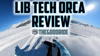 Lib Tech Orca 20192023 In Depth Snowboard Review vs Apex Orca Golden Orca and Gnu Gremlin [upl. by Xenophon]