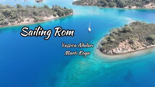 Teknede Yaşam  Mini Vlog  Yassıca Adaları  Martı Koyu [upl. by See538]