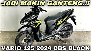 KEREN PARAH‼️VARIO 125 CBS 2024 FULL HITAM [upl. by Sucramed]