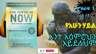 የአሁን ሃይል The Power of Now Book In Amharic Part 1  Henok Hirboro [upl. by Daniala221]