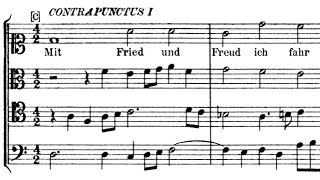 Dietrich Buxtehude  Mit Fried und Freud  Klaglied BuxWV 76 [upl. by Mchale]