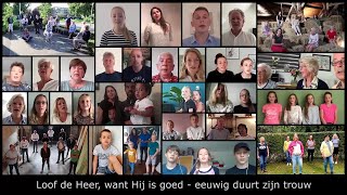 GKV Ridderkerk zingt Ps 136 Lied van aanbidding [upl. by Nader]