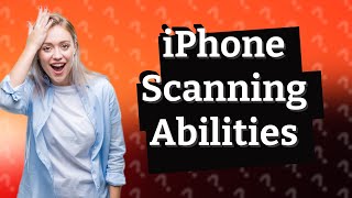 Can iPhone scan objects [upl. by Ahsiemak636]