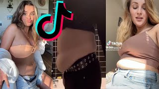 Foodbaby Bloated Unbuttoned Part 1 TikTok Compilation [upl. by Tak]