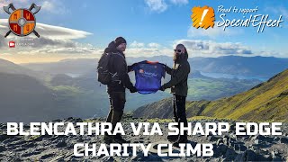 Blencathra Via Sharp Edge Special Effect Charity Climb  Midweek Mixup  4K [upl. by Asemaj]