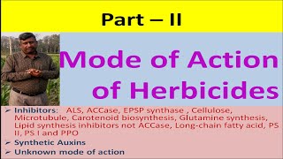 Part II Mode of Action of Herbicides [upl. by Aineg690]