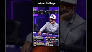 Negreanu checks back a fullhouse on the river poker pokergo negreanu [upl. by Aibun162]