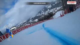 Kitzbuhel downhill  The Streif  camera racer Joachim Puchner Jan 19 2024 weareskiing atomic [upl. by Swigart844]