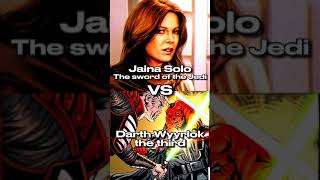 Jaina Solo Fel vs Darth Wyyrlok III  starwarslegends [upl. by Ardnas]