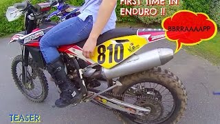 TEASER  HUSQVARNA 250 TE amp YAMAHA 250 WRF First Time Of Enduro [upl. by Prader]