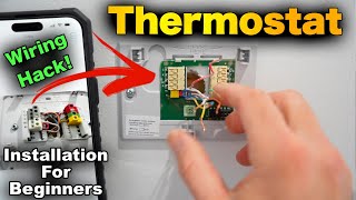 How To Install A Honeywell Thermostat  Instructions STEPBYSTEP [upl. by Massimiliano]