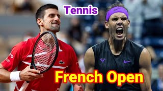 French Open LIVE Rafael Nadal suffers bad luck as Spaniard meets Novak Djokovic [upl. by Atenahs796]