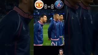 Manchester united vs PSG football psg messi ronaldo shorts [upl. by Moll613]