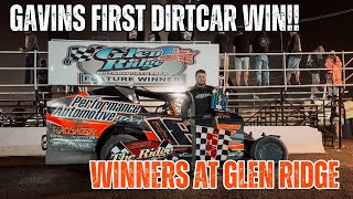 FIRST DirtCar Sportsman Win At Glen Ridge [upl. by Sollows]