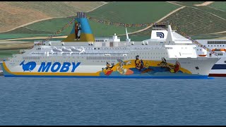 Partenza Moby Drea da Olbia [upl. by Eduard]