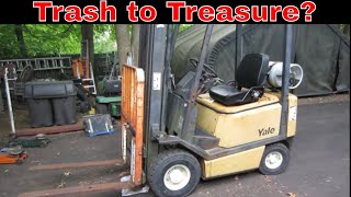 Will It Run cheapest Forklift I could find pt3 [upl. by Demakis]