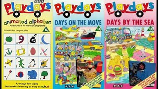 Playdays  Animated Alphabet BBCV 4282 Days on the Move BBCV 4969 Days By The Sea BBCV 4770 [upl. by Eul]