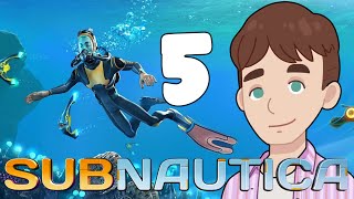 An Alien message  First time playing Subnautica  Pt 5 Blind [upl. by Attenra]