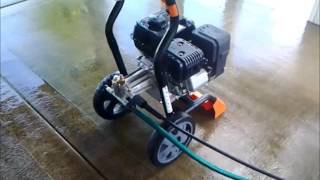 GENERAC POWER WASHER OPERATION [upl. by Driskill]