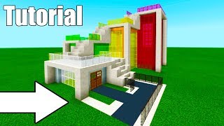 Minecraft Tutorial How To Make A Weird Modern House quotModern House 11quot [upl. by Nitsua]