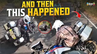 I crashed  IBW GOA 2023  BMW R18  Africa twin  2 Brother Vlogs [upl. by Euqinim32]