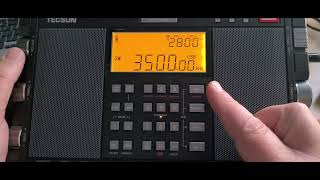 What is there to tune 3000  4000 kHz Shortwave using Tecsun H501X on MLA 30 loop [upl. by Ennoved]