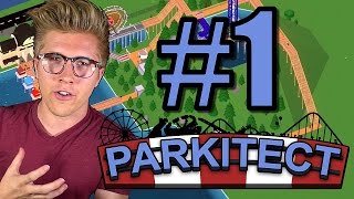 Parkitect Gameplay TutorialWalkthrough  Roller Coaster Theme Park  Part 1 [upl. by Alarice]