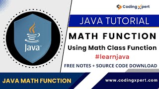 Java Math Class  A Guide to the Java Math min max avg sin cos for Beginners In Hindi [upl. by Aggy]