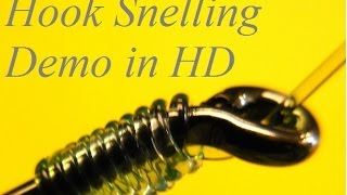 How to properly snell a fishing hook [upl. by Ynaiffit]