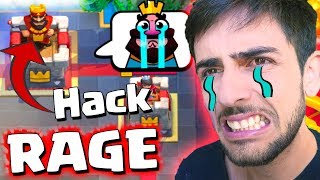 RAGE ENCONTREI O HACK E QUASE DESINTALEI O CLASH ROYALE [upl. by Lonne460]