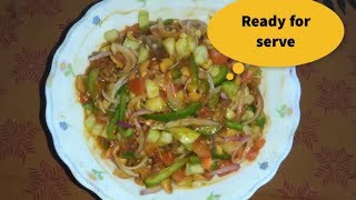 Cashew Nut Salad  Home made easy recipe [upl. by Berenice244]