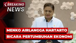 BREAKING NEWS  Menko Airlangga Hartarto Bicara Pertumbuhan Ekonomi Indonesia Kuartal III 2024 [upl. by Ayekel583]