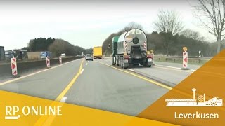 Unfallschwerpunkt A1 BurscheidLeverkusen [upl. by Caryn]