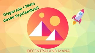 ✅Noticias Criptomonedas😱  💥 Decentraland MANA disparada 764 [upl. by Novihs]