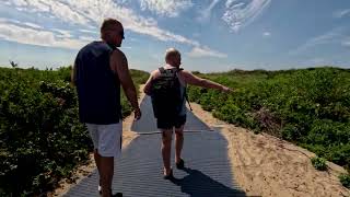 Sunday morning walk on to Herring Cove Beach in Provincetown [upl. by Saxena]