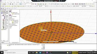 monopole antenna simulation in hfss anysys [upl. by Mccord262]