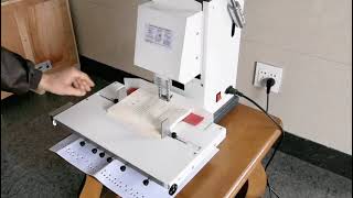 WB500 SingleSpindle Paper Drill With Movable Plate [upl. by Eicrad]