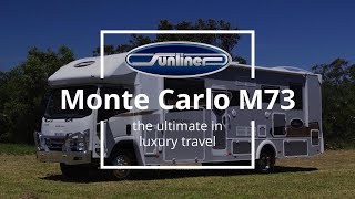 Australian Built Luxury RV  Sunliner Monte Carlo MC73 [upl. by Etnor483]