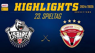 Eisbären Regensburg vs Lausitzer Füchse Game Highlights [upl. by Yttig220]