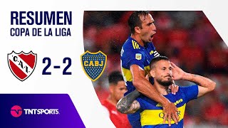 ¡El ROJO y El XENEIZE empataron bajo un un DILUVIO 🤝⛈️  Independiente 22 Boca  Resumen [upl. by Merrell396]