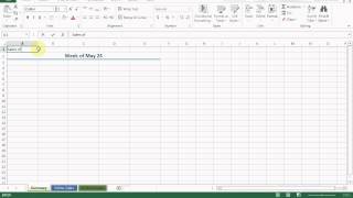 Excel Chapter 2B [upl. by Nirrol]