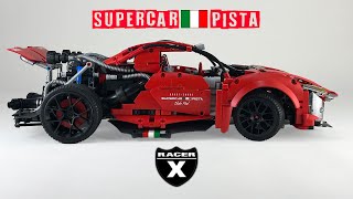 BRICK COOL KC015 18 SuperCar Pista Technic Series 4K 60FPS  Fast Brick Build [upl. by Vinay]