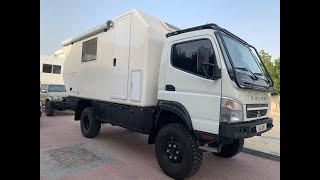 Mitsubishi Fuso 4x4 Convert into OffRoad Motorhome [upl. by Oludoet]