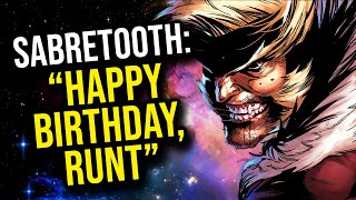 Sabretooth Gives Logan the Most BRUTAL Birthday Gift EVER in Wolverine 41 [upl. by Enelyw]