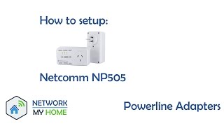 How to setup Netcomm NP505  Network My Home [upl. by Esinned]