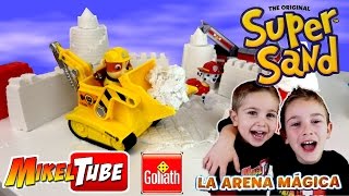 Unboxing SUPER SAND La Arena Mágica de Goliath [upl. by Emeline]