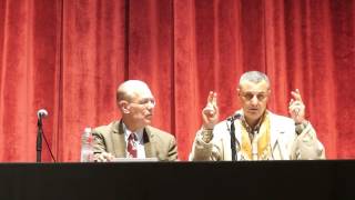 Omar Barghouti and Page May at University of Chicago  Oct 29th 2015 [upl. by Renrag307]