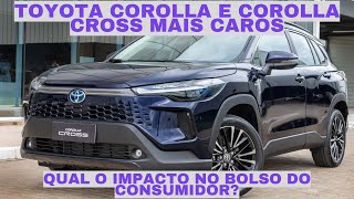 Toyota Aumenta Preços do Corolla e Corolla Cross em Novembro [upl. by Zildjian]