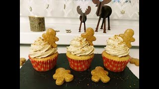 Perníkové cupcakes s krémem z mascarpone  Perníčky hned měkké  ❄ Vánoční edice ❄  CZSK HD recipe [upl. by Kenna97]